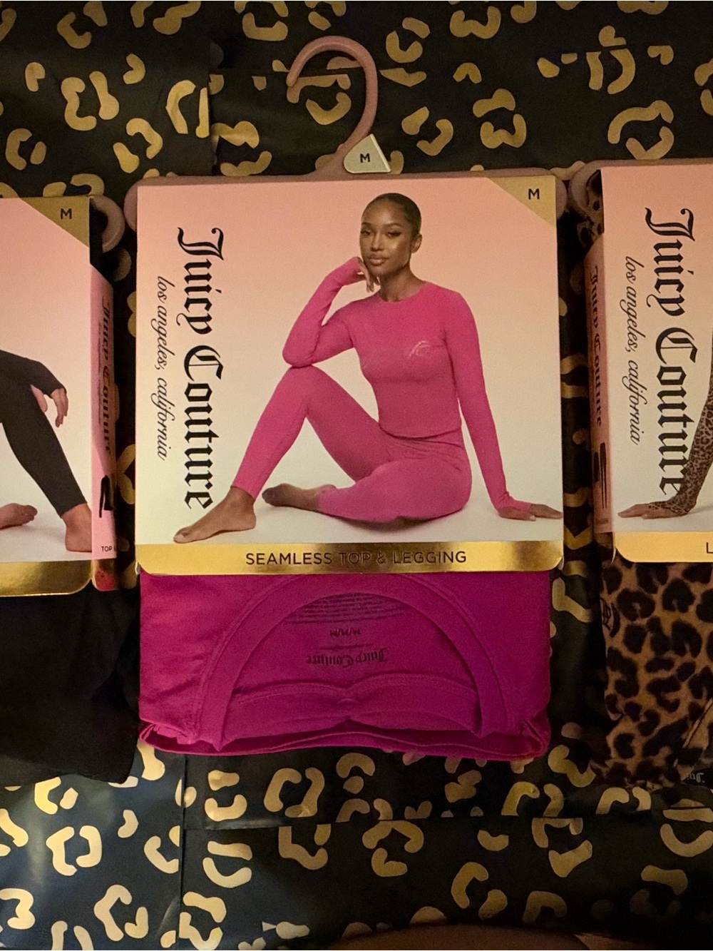 Juicy Couture Black Long Sleeve Turtleneck Legging Set